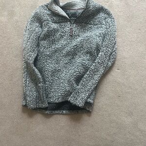 True Grit Sherpa fleece half zip pullover